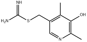 Carbamimidothioic acid, (5-hydroxy-4,6-dimethyl-3-pyridinyl)methyl ester (9CI) Struktur
