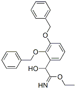 Benzeneethanimidic  acid,  -alpha--hydroxy-2,3-bis(phenylmethoxy)-,  ethyl  ester  (9CI) Struktur