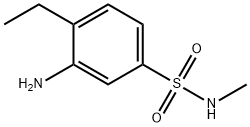 Benzenesulfonamide, 3-amino-4-ethyl-N-methyl- (9CI) 结构式
