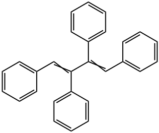 1,2,3,4-テトラフェニル-1,3-ブタジエン 化学構造式