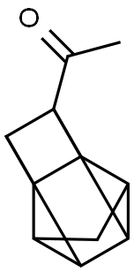 Ethanone, 1-pentacyclo[4.3.0.02,5.03,8.04,7]non-4-yl- (9CI) Structure