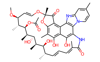 利福昔明, 80621-81-4, 结构式