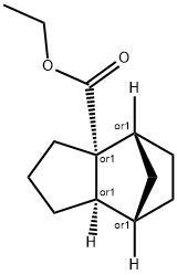 Ethyl(3a.alpha.,4.beta.,7.beta.,7a.alpha.)-Octahydro-4,7-methano-3aH-indene-3a-carboxylate Struktur