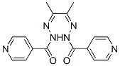 N-[[(3Z)-3-(pyridine-4-carbonylhydrazinylidene)butan-2-ylidene]amino]p yridine-4-carboxamide Structure