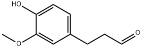 3-(4-HYDROXY-3-METHOXYPHENYL)PROPANAL, 80638-48-8, 结构式