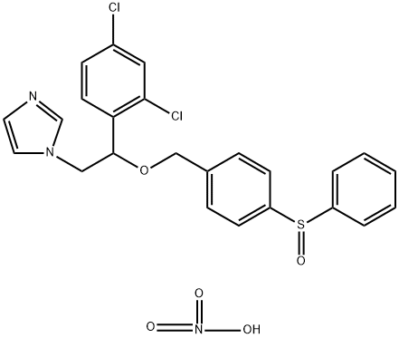 芬替康唑杂质B硝酸盐, 80639-95-8, 结构式