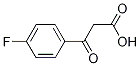 3-(4-氟苯基)-3-氧代丙酸 结构式