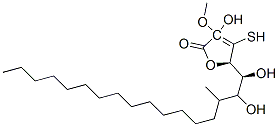 6-S-hexadecyl-2-methoxythioascorbic acid Struktur