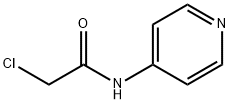 2-クロロ-N-(ピリジン-4-イル)アセトアミド 化学構造式