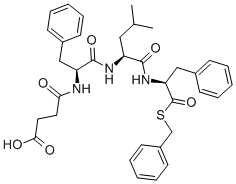 Suc-Phe-Leu-Phe-SBzl, 80651-94-1, 结构式
