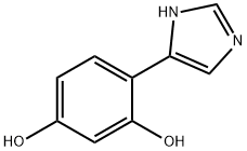 1,3-Benzenediol,  4-(1H-imidazol-4-yl)-  (9CI) Struktur