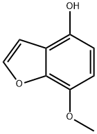 4-Benzofuranol,  7-methoxy- Structure