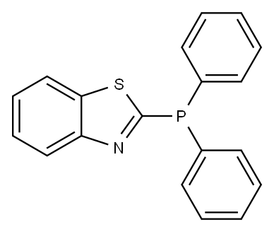 2-(DIPHENYLPHOSPHINO)-1,3-BENZOTHIAZOLE Structure