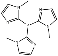 2-[BIS(1-METHYL-1H-IMIDAZOL-2-YL)PHOSPHINO]-1-METHYL-1H-IMIDAZOLE 化学構造式