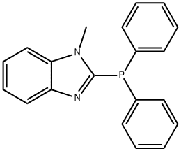 2-(DIPHENYLPHOSPHINO)-1-METHYL-1H-BENZIMIDAZOLE 化学構造式