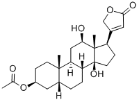 3-Acetyldigoxigenin Structure