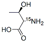 L-THREONINE-15N, 80681-09-0, 结构式