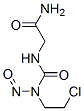 N-(2-chloroethyl)-N-nitrosocarbamoylglycinamide Structure