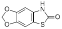 5,6-Methylendioxy-2(3H)-benzothiazolon [German] Structure
