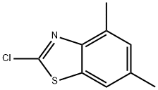 2-氯-4,6-二甲基苯并噻唑, 80689-35-6, 结构式