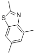 Benzothiazole, 2,4,6-trimethyl- (9CI) Structure