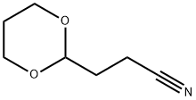 1,3-Dioxane-2-propane nitrile 结构式