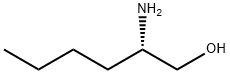 (S)-2-アミノ-1-ヘキサノール 化学構造式