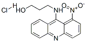 1-Propanol, 3-((1-nitro-9-acridinyl)amino)-, monohydrochloride Structure