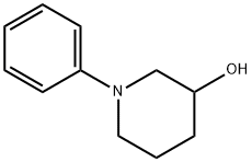 1-苯基哌啶-3-醇, 80710-25-4, 结构式