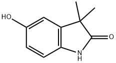 5-羟基-3,3-二甲基吲哚啉-2-酮, 80711-56-4, 结构式