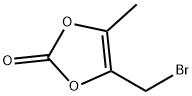 4-(ブロモメチル)-5-メチル-1,3-ジオキソール-2-オン 化学構造式