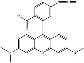 四甲基罗丹明-5(6)异硫氰酸酯,80724-20-5,结构式