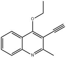 Quinoline, 4-ethoxy-3-ethynyl-2-methyl- (9CI) Structure