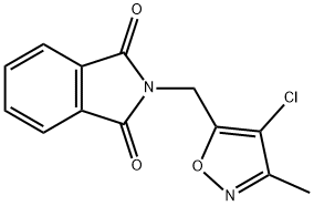 4-Chloro-3-methyl-5-(phthalimidomethyl)isoxazole Struktur
