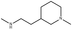 N-甲基-2-(1-甲基-3-哌啶基)-1-乙胺 结构式