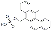7-(hydroxymethyl)-12-methylbenz(a)anthracene sulfate ester Structure