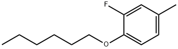 Benzene, 2-fluoro-1-(hexyloxy)-4-methyl- (9CI) Structure
