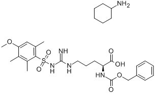 80745-09-1 N-苄氧羰基-N'-(4-甲氧基-2,3,6-三甲基苯磺酰基)-L-精氨酸环己胺盐
