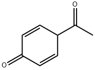 2,5-Cyclohexadien-1-one, 4-acetyl- (9CI) 结构式