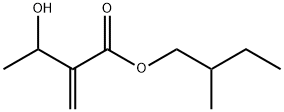Isopentyl 3-hydroxy-2-methylenebutanoate Structure