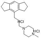 1-(3-(1,2,3,5,6,7-Hexahydro-s-indacen-4-yl)propyl)-4-methylpiperazine  dihydrochloride Structure