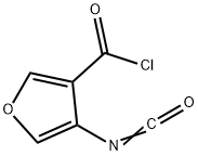 3-Furancarbonyl chloride, 4-isocyanato- (9CI) Structure