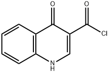 3-Quinolinecarbonyl chloride, 1,4-dihydro-4-oxo- (9CI) Structure