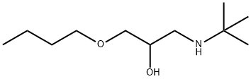 1-Butoxy-3-((1,1-dimethylethyl)amino)-2-propanol Structure