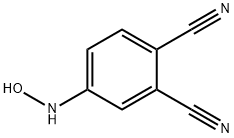 1,2-Benzenedicarbonitrile,  4-(hydroxyamino)- 结构式