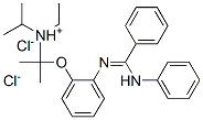 2-[2-(anilino-phenyl-methylidene)azaniumylphenoxy]ethyl-dipropan-2-yl- azanium dichloride 结构式