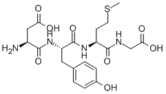 ASP-TYR-MET-GLY, 80790-40-5, 结构式