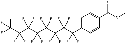METHYL 4-(PERFLUOROOCTYL)BENZOATE Structure