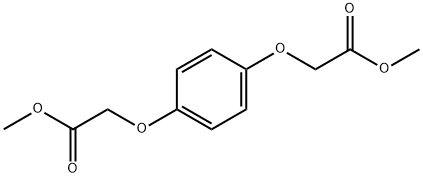 Acetic acid, 2,2'-[1,4-phenylenebis(oxy)]bis-, dimethyl ester Struktur