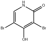 2,4-Dihydroxy-3,5-dibromopyridine Structure